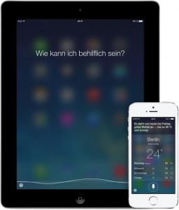 siri auf ios in aktion