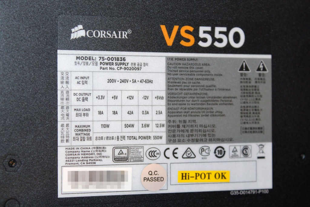 corsair-VS550-watt-und-amper-angaben-bild