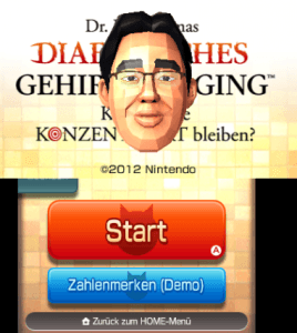 3DS Dr. Kawashimas diabolisches Gehirn-Jogging Screenshot
