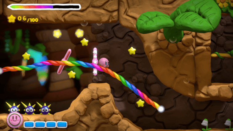 WiiU Kirby und der Regenbogen Pinsel