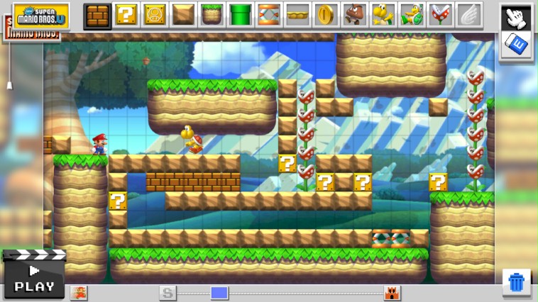 WiiU Mario Maker Screenshot